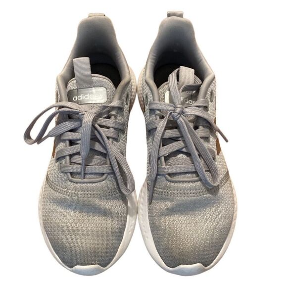 Adidas Gray Cloudfoam Running Shoes - Picture 2 of 10